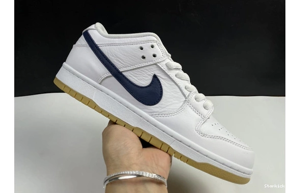 White Label Dunk Nike Orange Navy CZ2249-100 SB Low 0327